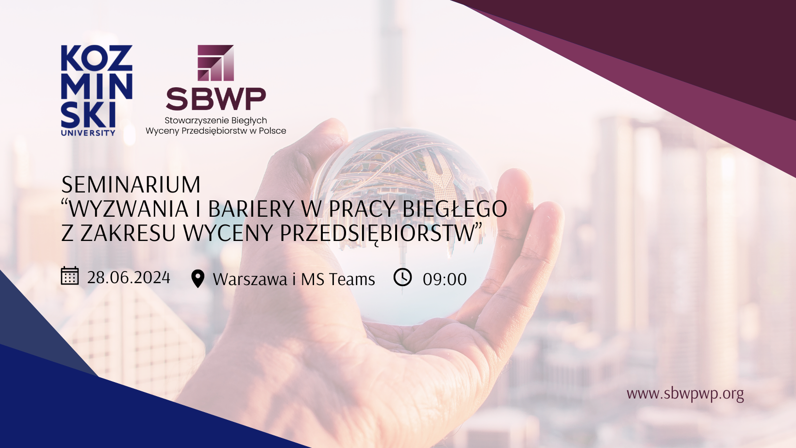 "Wyzwania i bariery w pracy biegłego z zakresu wyceny przedsiębiorstw"